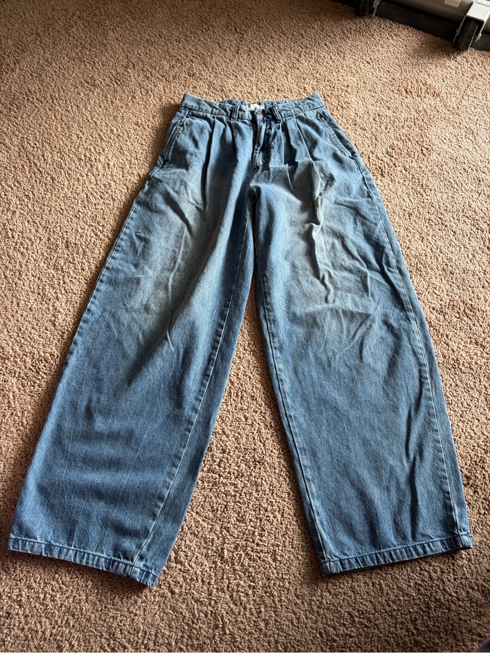 BDG Balloon Leg Denim Jeans - Blue